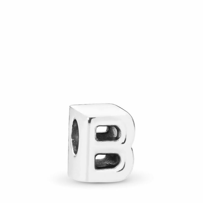 Pandora Letter B Charm Silver Egypt RZ4178263
